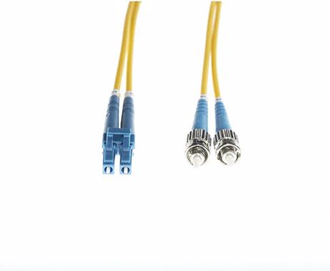 Unbranded Lc To St Os1 Os2 Singlemode Fibre Optic Cable Yellow