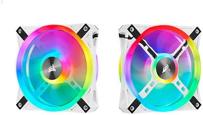 Corsair Ql120 Rgb White Icue 120Mm Rgb Led Pwm Fan 26Dba