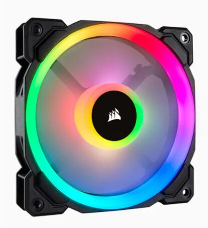 Corsair Light Loop Series Ll140 Rgb 140Mm Dual Light Loop 2 Fan Pack