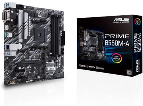 Asus Amd B550 Prime B550M Matx Mb Dual M2 Pcie 4 Aura Sync Rgb