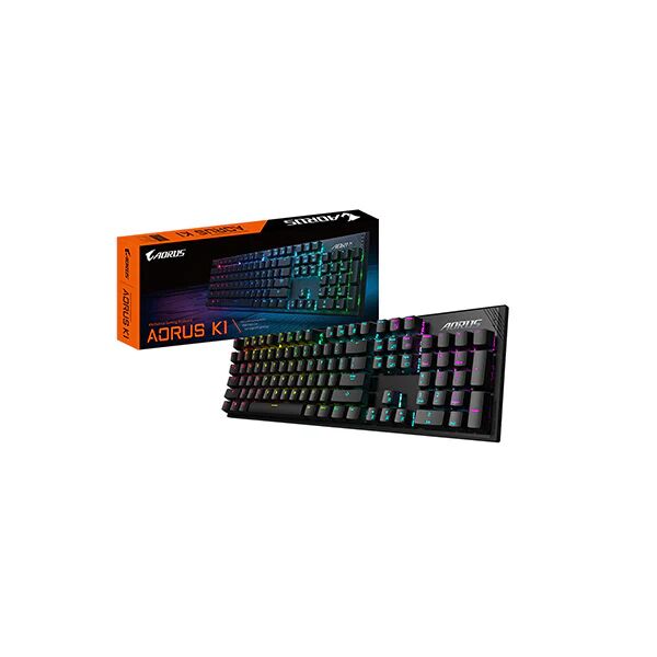 Gigabyte K1 Aorus Cherry Red Mechanical Keyboard Rgb Fusion Per Key