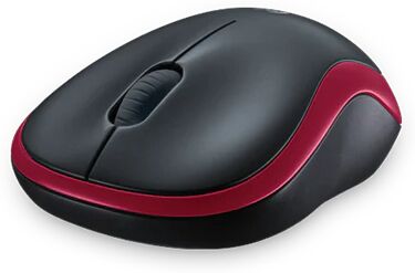 Logitech Red Logitech Wireless Mouse M185