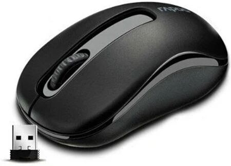 Rapoo M10 Wireless Black Optical Mouse