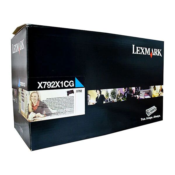 Lexmark X792X1Cg Hy Prebate Cyan Cartridge