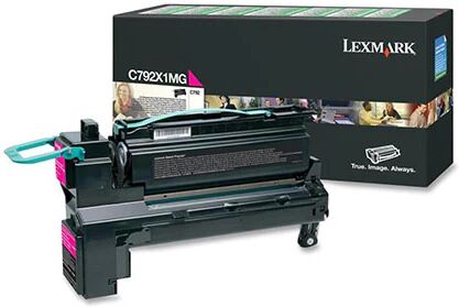 Lexmark C792X1Mg Magenta Prebate Toner Yield 20K Pages C792