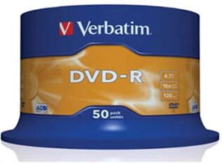 Verbatim Dvdr 16X White Printable 50Pcs