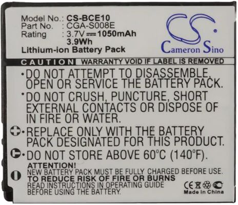 Cameron Sino Bce10 Battery Replacement For Leica Camera