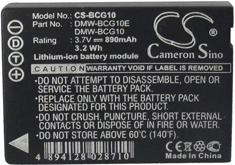 Cameron Sino Bcg10 Battery Replacement For Leica Camera