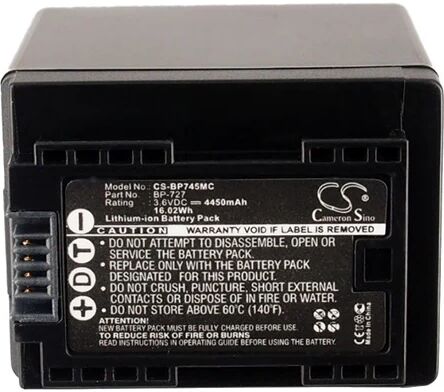 Cameron Sino Bp745Mc Battery Replacement For Canon Camera