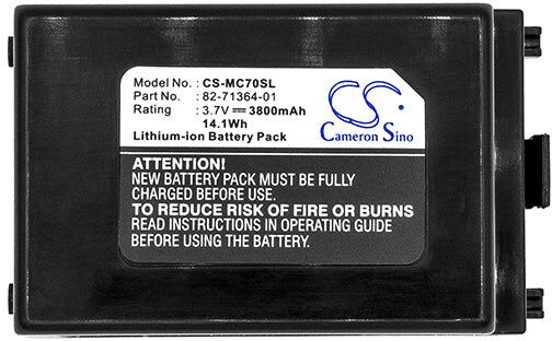 Cameron Sino Mc70Sl Battery Replacement For Symbol Barcode Scanner