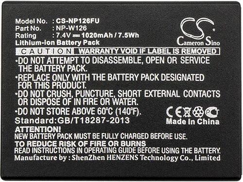 Cameron Sino Np126Fu Battery Replacement For Fujifilm Camera