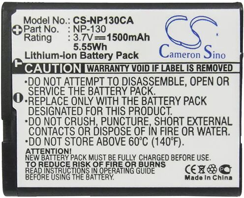 Cameron Sino Np130Ca Battery Replacement For Casio Camera