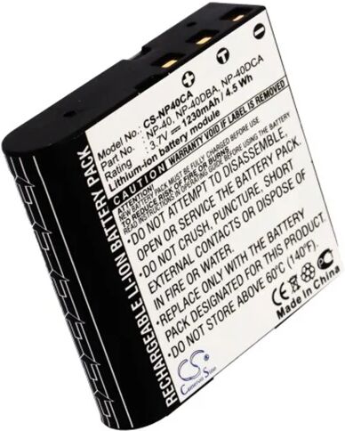 Cameron Sino Np40Ca Battery Replacement For Casio Camera