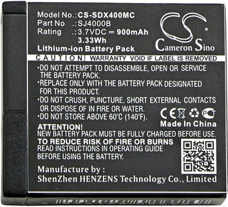 Cameron Sino Sdx400Mc Battery Replacement For Cybernetik Camera