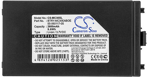 Cameron Sino Mc30Sl Battery Replacement For Symbol Barcode Scanner