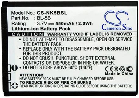 Cameron Sino Nk5Bsl Battery Replacement For Praktica Camera