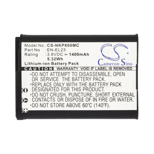 Cameron Sino Nkp600Mc Battery Replacement For Nikon Camera