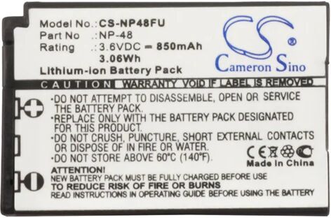 Cameron Sino Np48Fu Battery Replacement For Fujifilm Camera