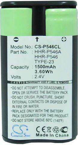 Cameron Sino P546Cl Battery Replacement For At And T Cordless Phone