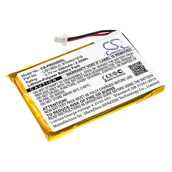 Cameron Sino Prd500Sl Replacement Battery For Sony Ebook E Reader