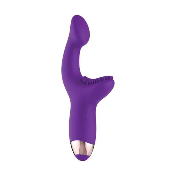 Adam & Eve 19 Cm Adam And Eve Silicone Rechargeable G Spot Vibrator Purple