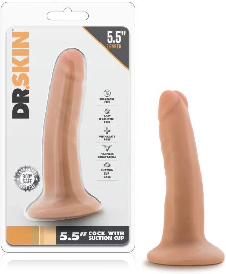 Unbranded Dr Skin Cock With Suction Cup Flesh 14Cm