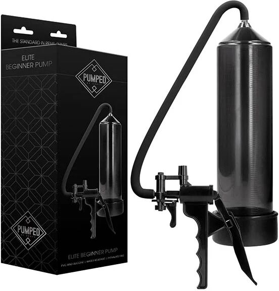 Pumped Elite Beginner Black Penis Pump With Trigger