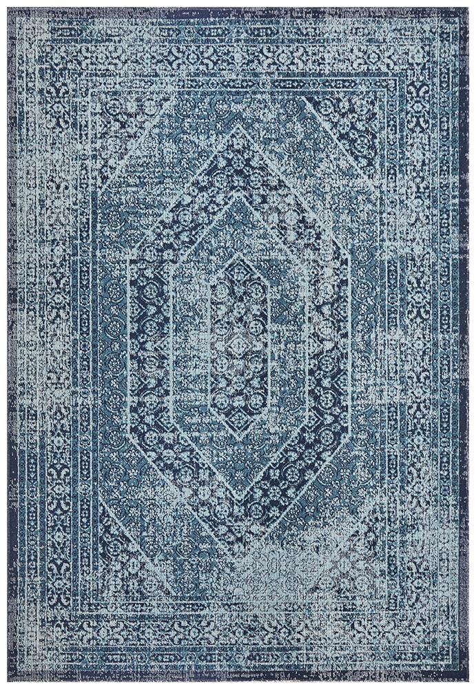 Unbranded Eternal Whisper Vision Blue Rug