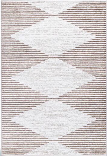 Unbranded Wind Abstract Diamond Latte Rug