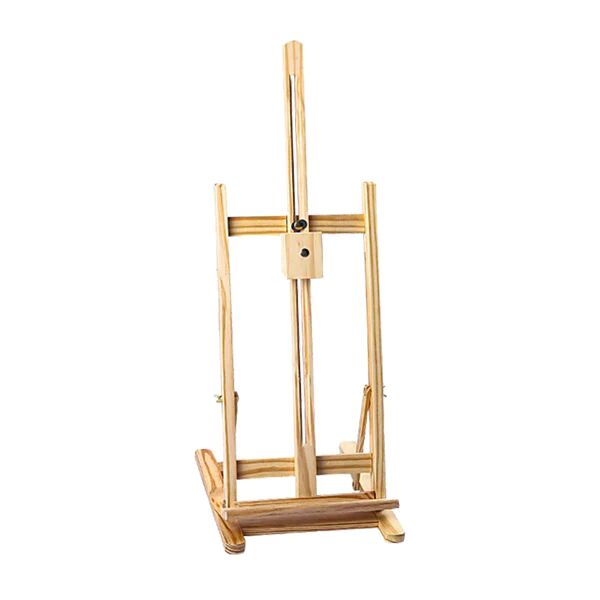 Randy & Travis Tabletop Easel Wood H Frame Art Display Painting Tripod Stand