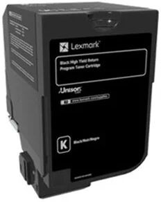 Lexmark Cx725 Black High Yield Return Program Toner Cartridge 25K