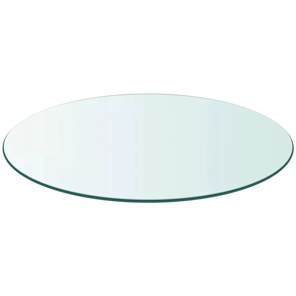 Unbranded Table Top Tempered Glass Round 900 Mm
