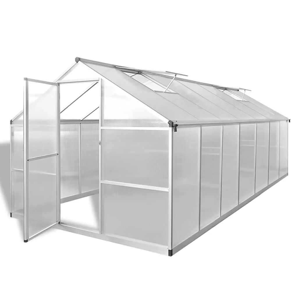 Unbranded Greenhouse Reinforced Aluminum 10.53 m²