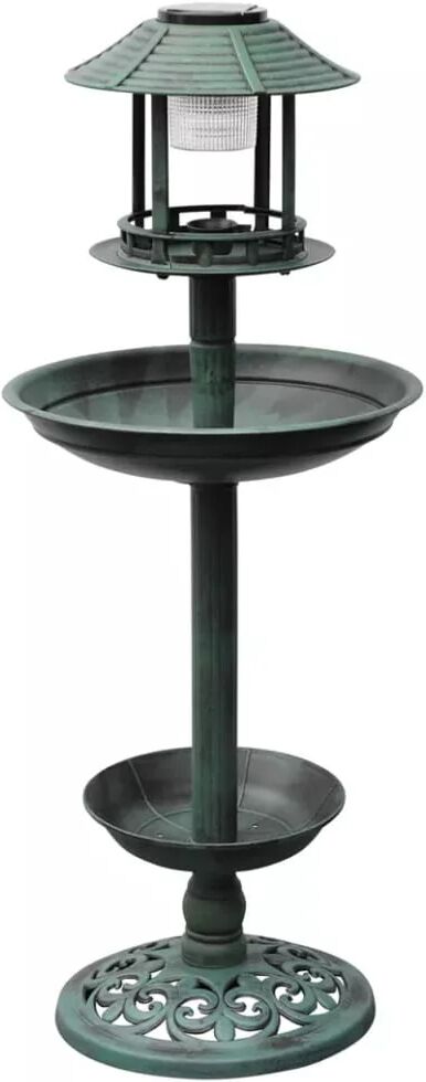 Unbranded Bird Bath/ Feeder With Solar Light