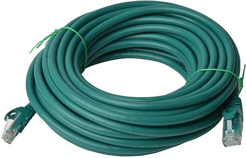 8Ware Cat 6a UTP Ethernet Cable, Snagless - 40m Green