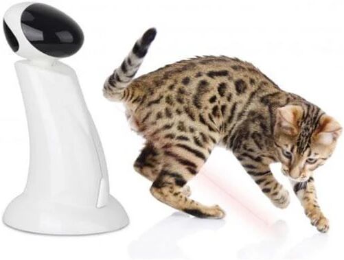 All For Paws Cat Toy Laser Beam Interactive Robot Pointer Toys Pet Kitty Fun