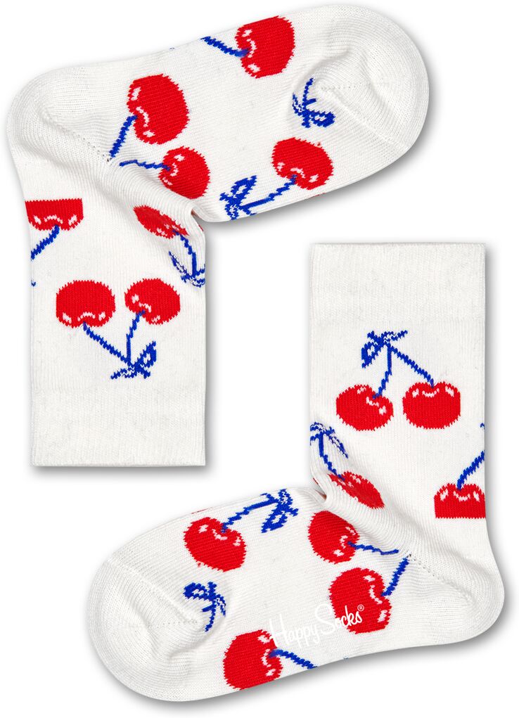 Happy Socks Kids Cherry Sock - Blue,Red,White - Kids