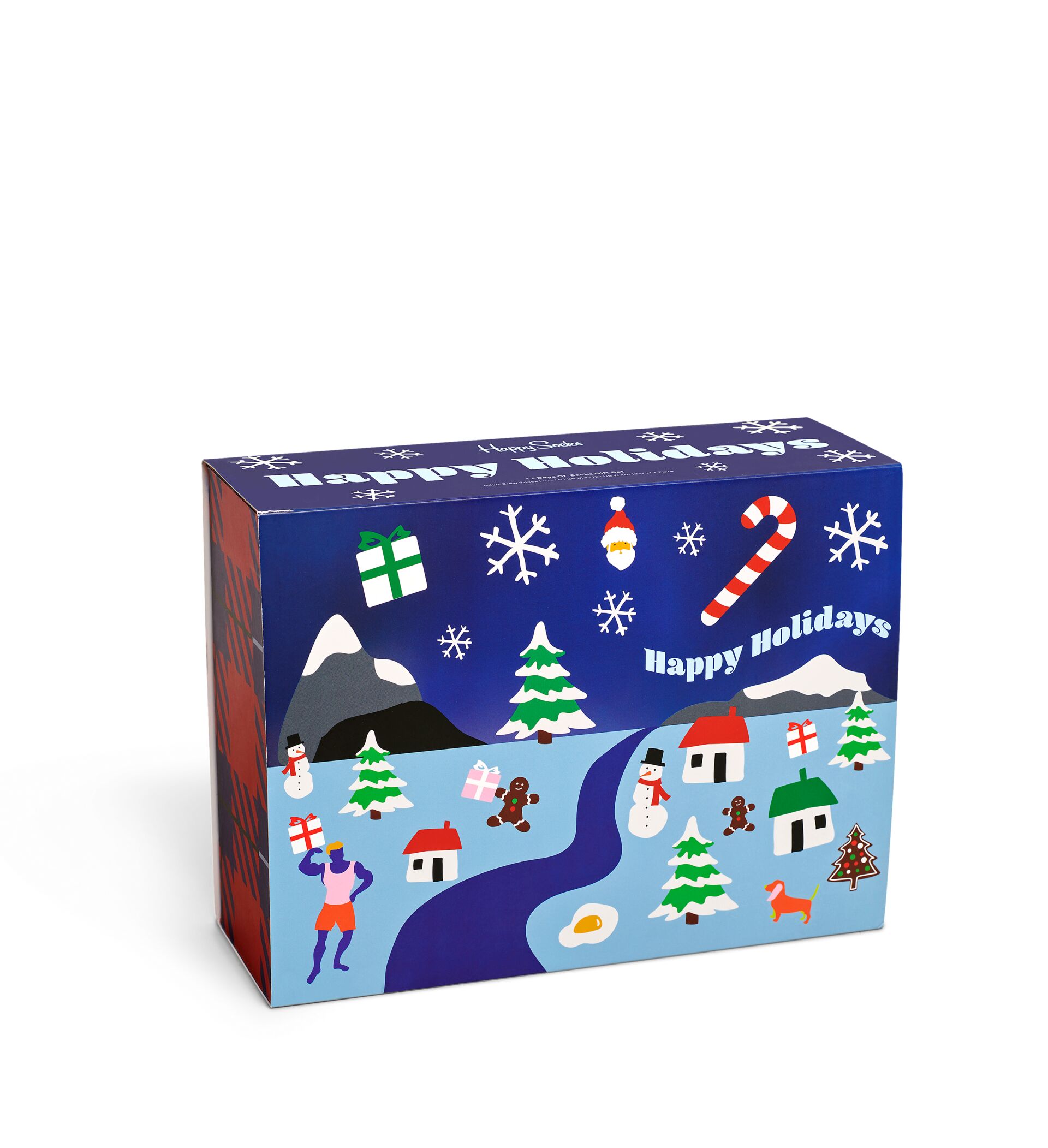 Happy Socks 12 Days Of Christmas Socks Gift Set 12-Pack - Unisex
