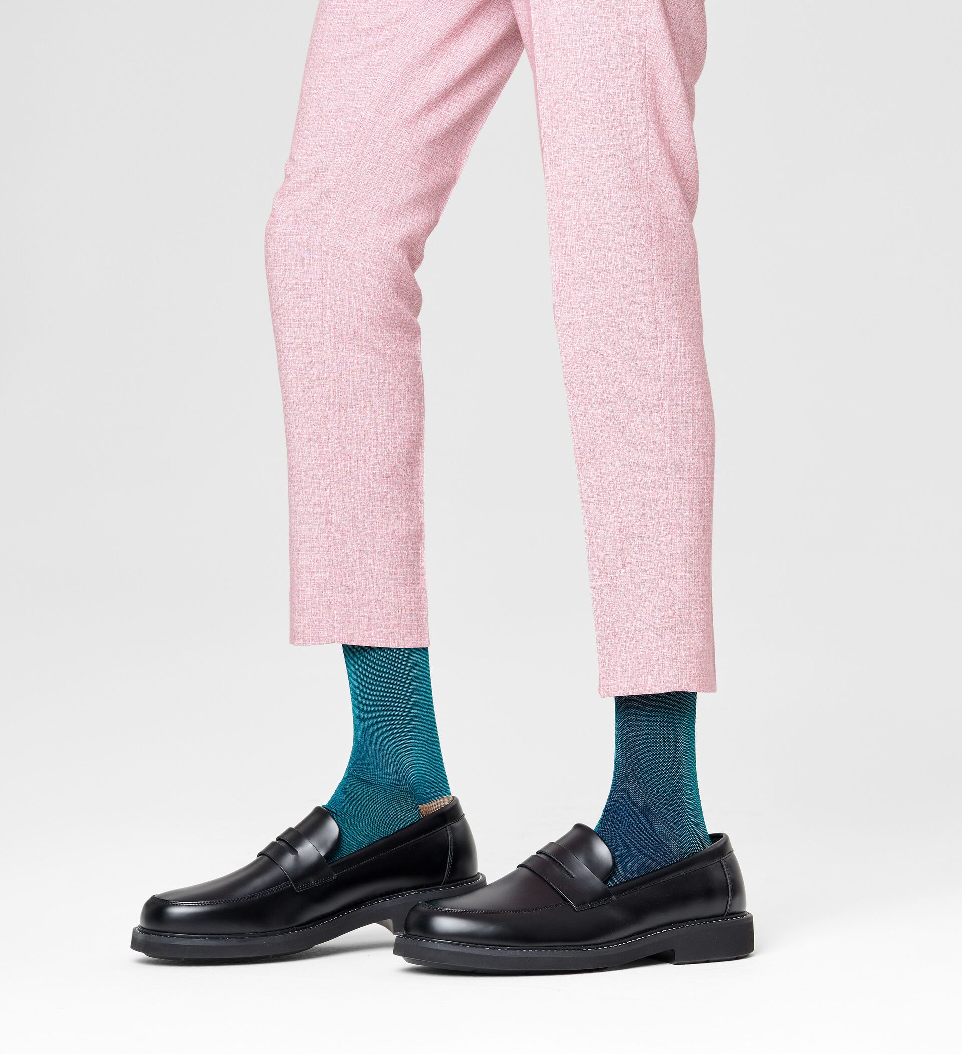 Happy Socks Dressed Block Stripe Sock - Green - Unisex