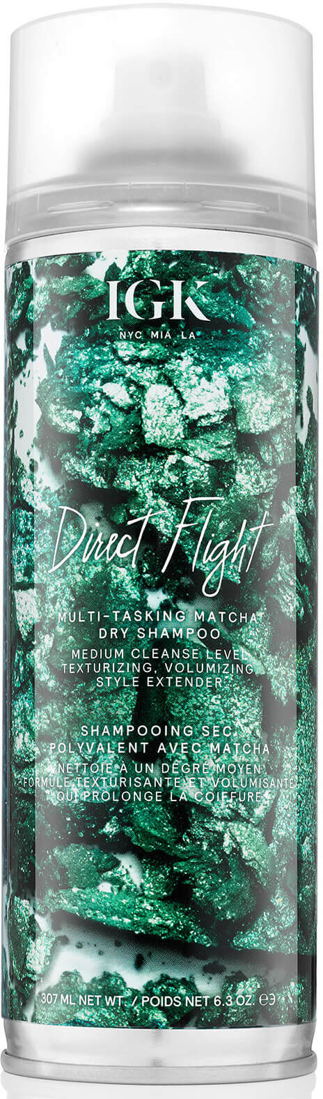 IGK Direct Flight Multi-Tasking Matcha Dry Shampoo 307ml