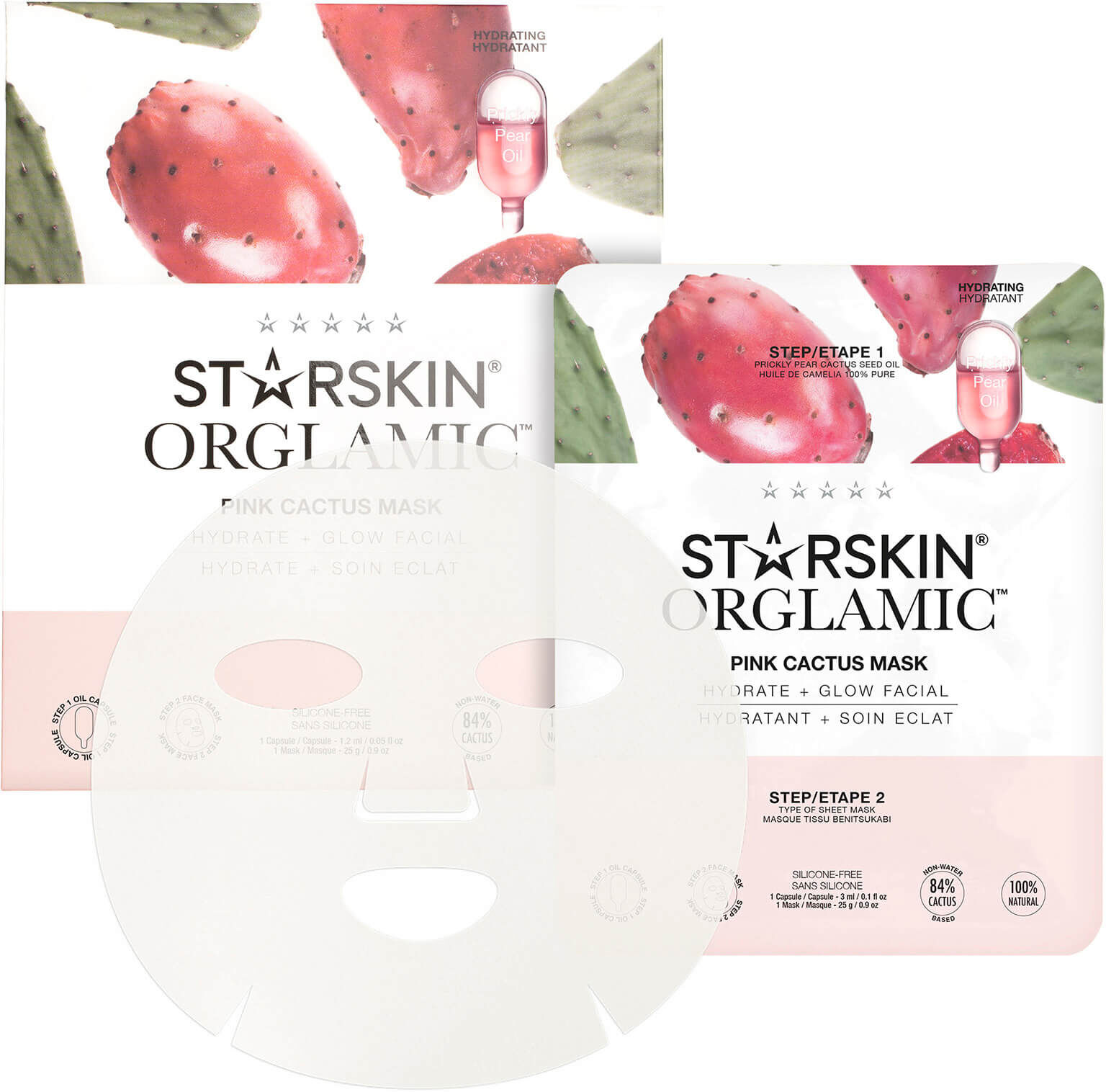 STARSKIN Orglamic Pink Cactus Oil Mask