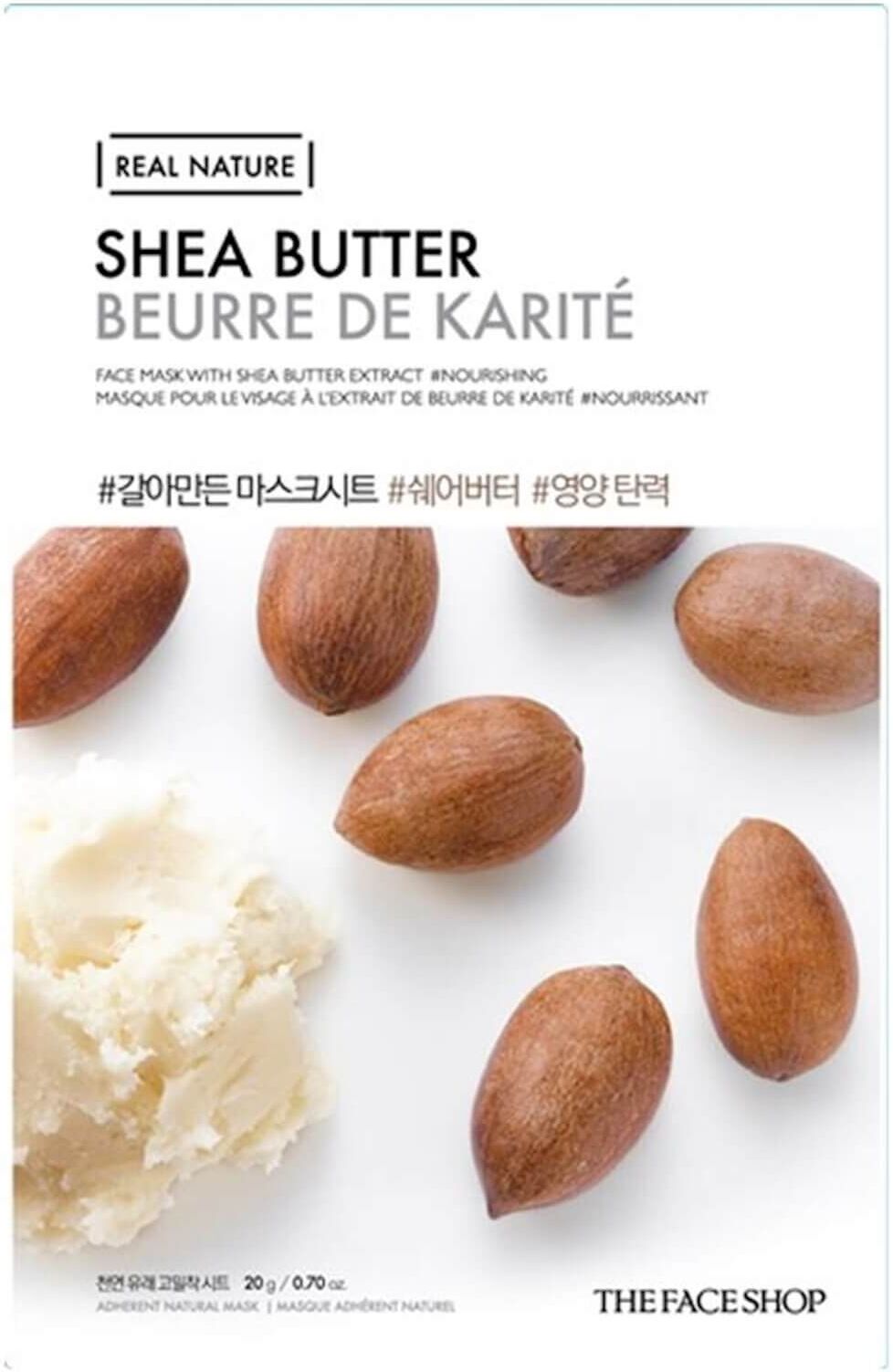 THE FACE SHOP Real Nature Sheet Mask Shea Butter