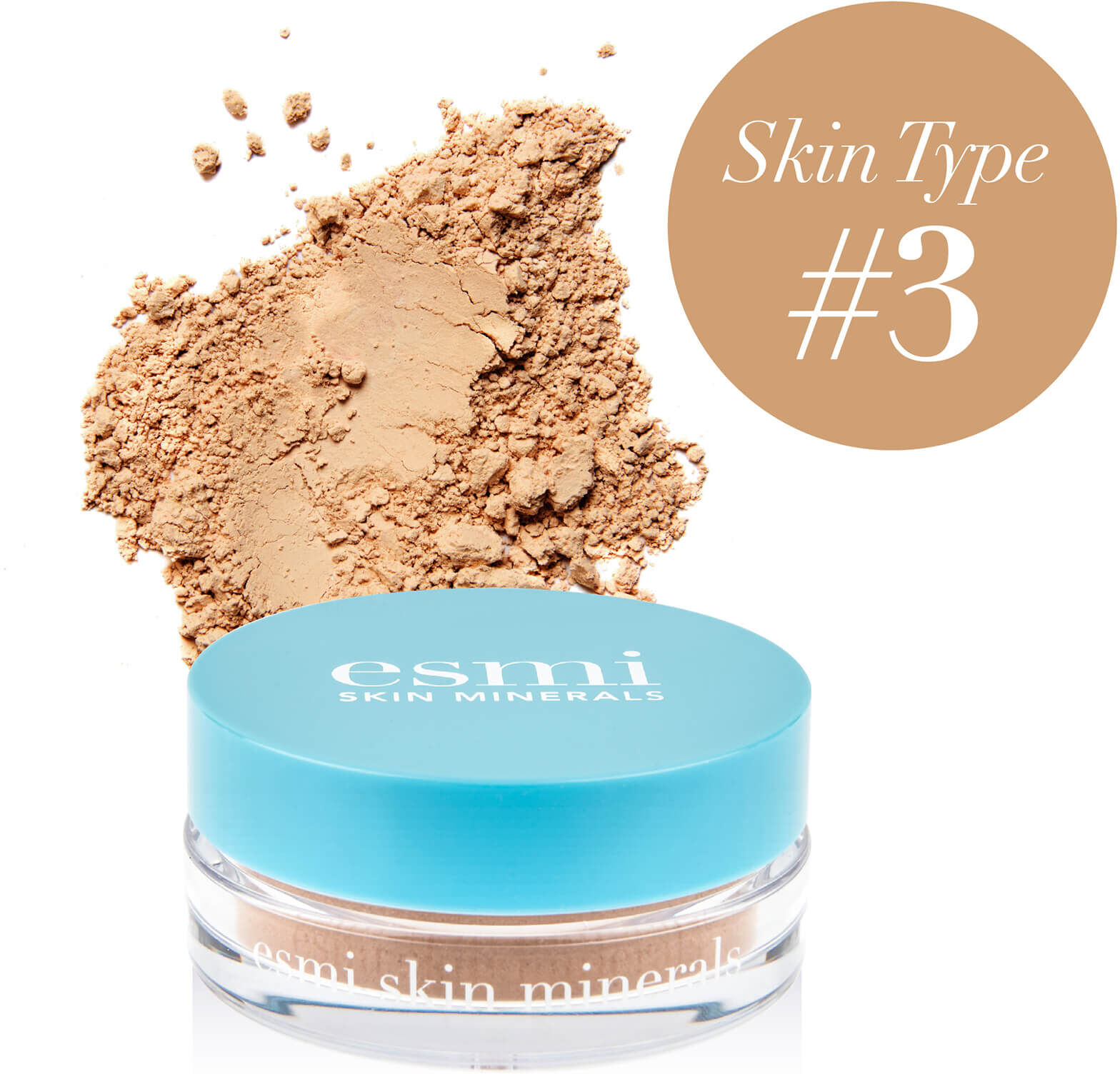 esmi Skin Minerals Loose Mineral Foundation SPF15 8g (Various Shades) - III-IV