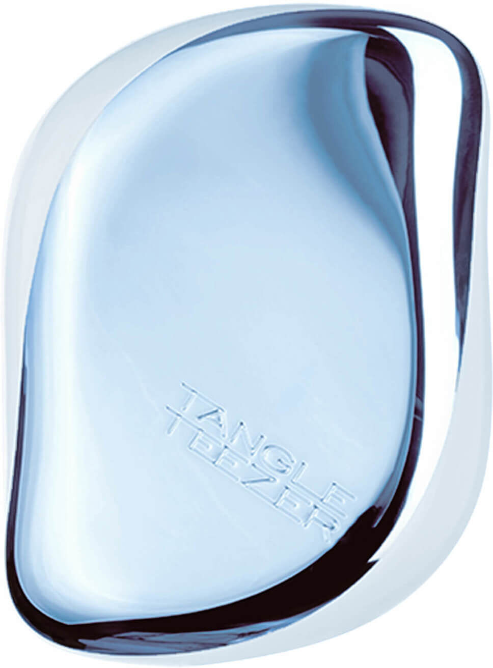 Tangle Teezer Compact Styler Detangling Hairbrush Sky Blue Delight Chrome