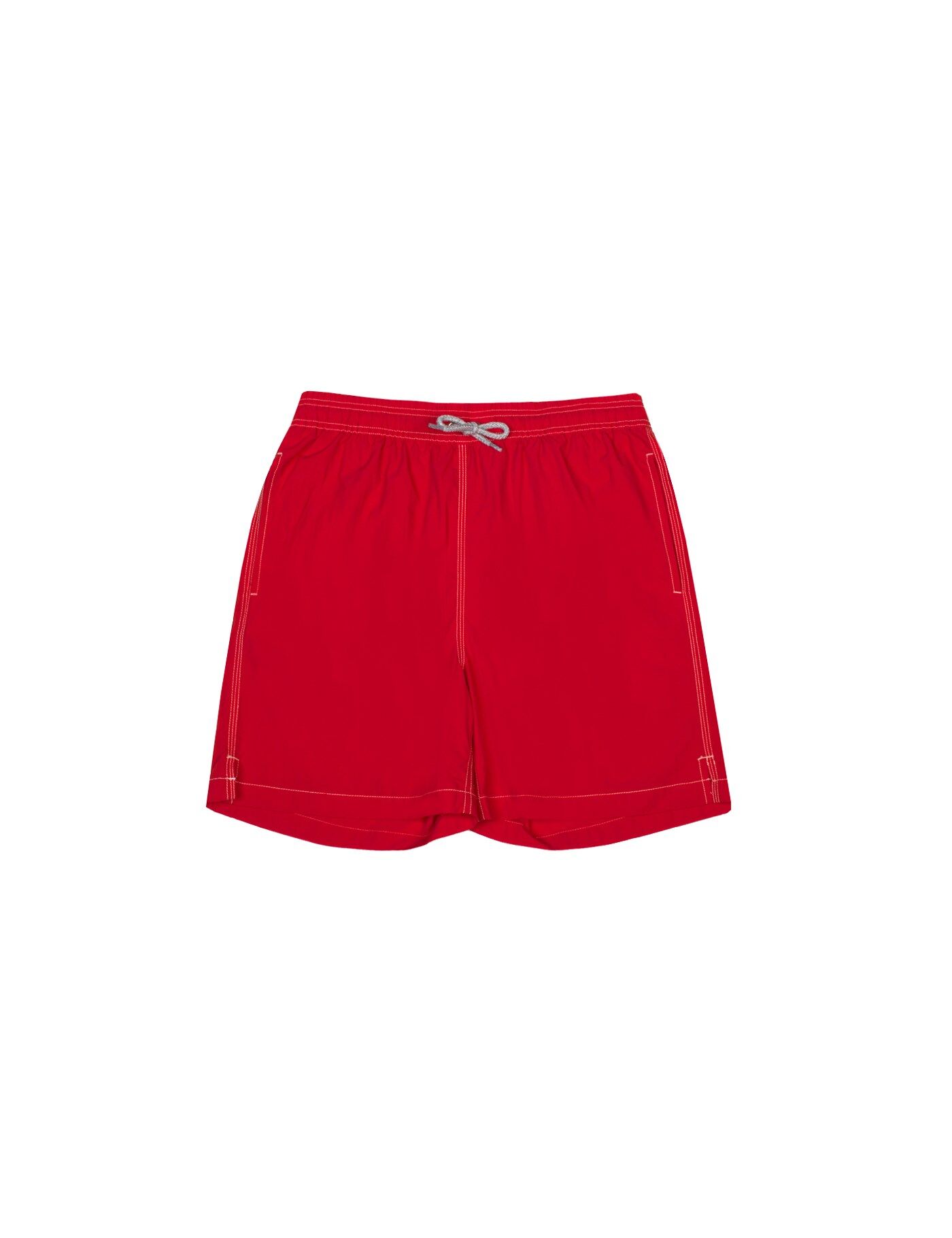 Hawes & Curtis Men's Garment Dye Swim Shorts in Red   Small