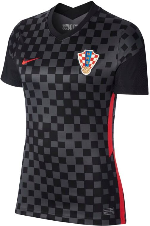 Nike Croatia 2020 Stadium Away Women's Football Shirt - Black - size: XS, S, M, L, XL