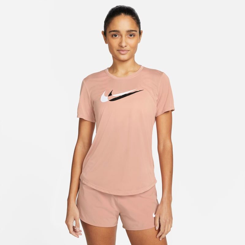Nike Dri-FIT Swoosh Run Women's Short-Sleeve Running Top - Red - size: XS, S, M, L