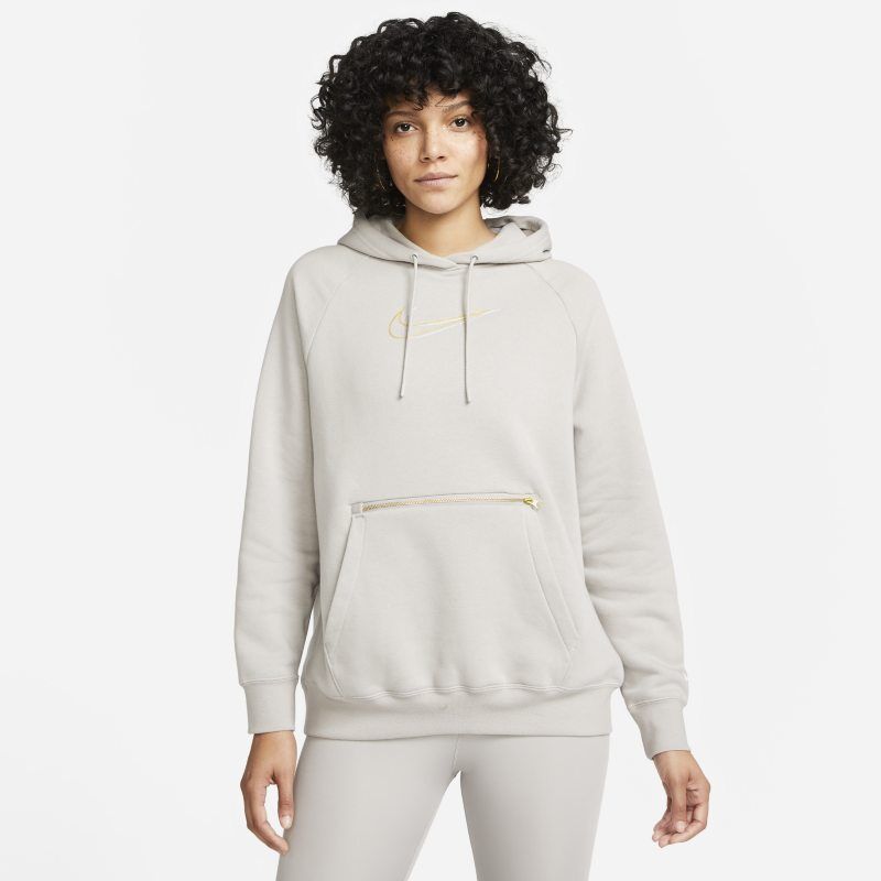 NIke Sportswear Women's Oversized Fit Dance Hoodie - Grey - size: XS, S, M, XL