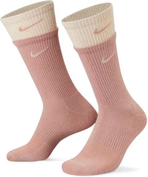 Nike Everyday Plus Cushioned Training Crew Socks - Pink - size: XL, L