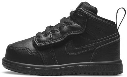 Nike Jordan 1 Mid Baby and Toddler Shoe - Black - size: 2C, 3C, 4C, 5C